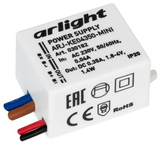 Изображение товара Блок питания Arlight ARJ-KE04350-MINI 1шт 030182