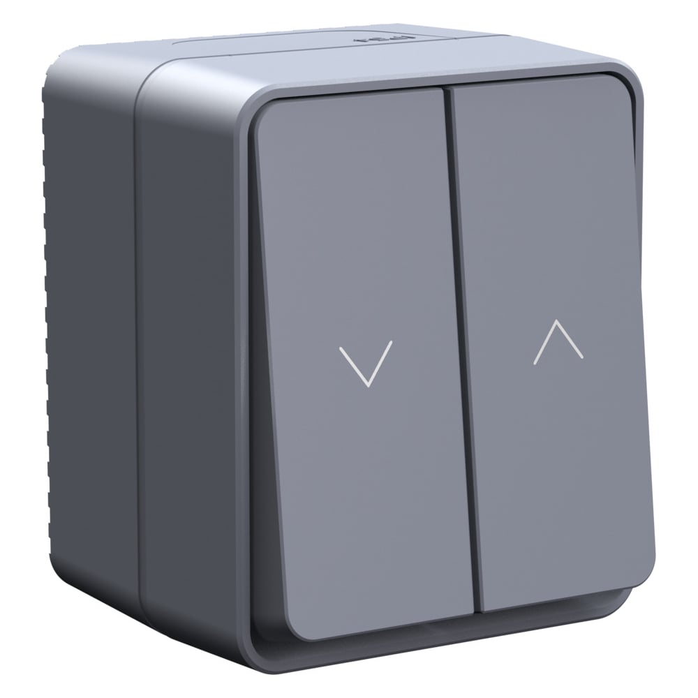 Изображение товара 2-клавишный выключатель для жалюзи Systeme Electric Atlasdesign Profi IP54 Изображение товара 2-клавишный выключатель для жалюзи Systeme Electric Atlasdesign Profi IP54