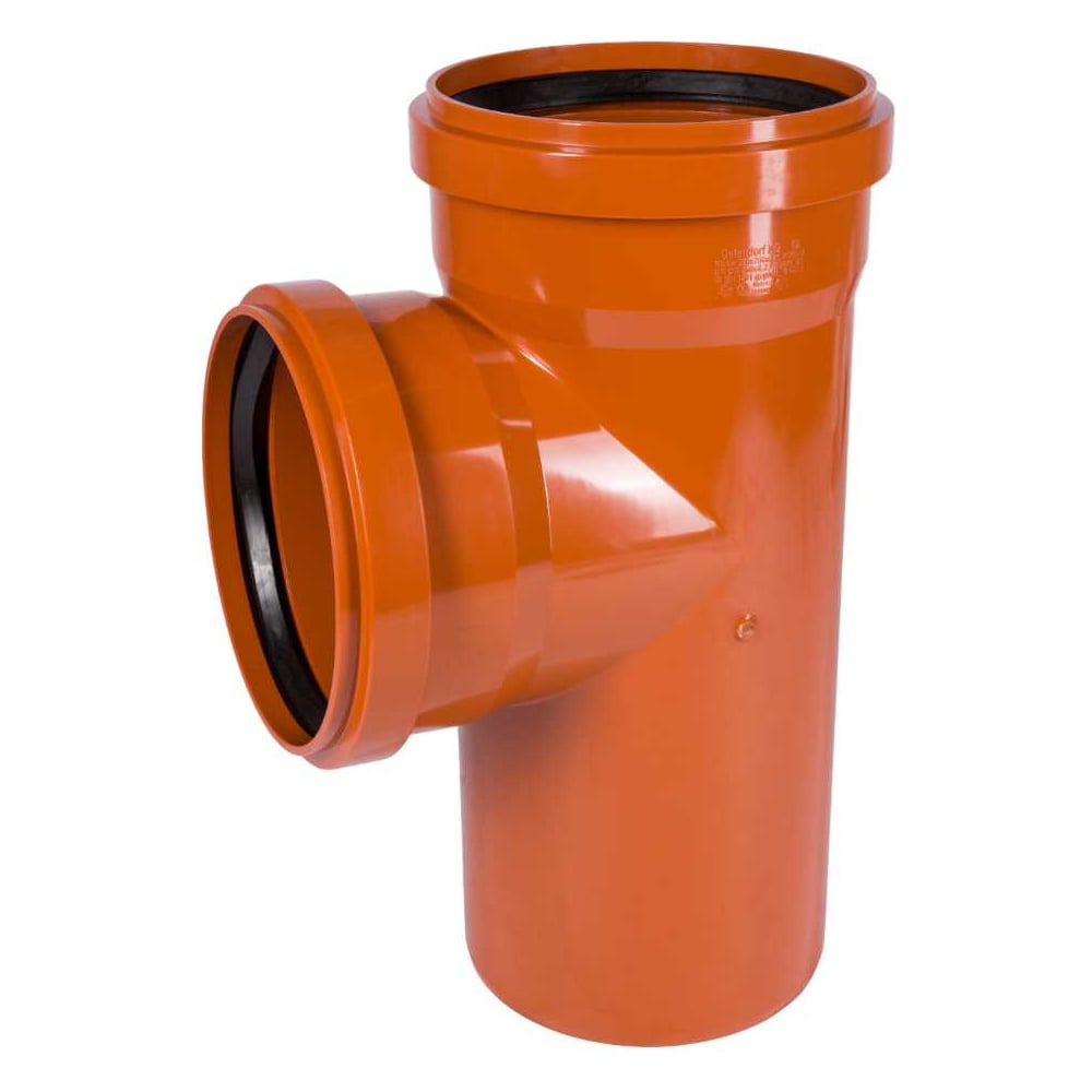 Изображение товара Тройник наружной канализации Ostendorf 87 градусов 250х250 мм для наружной канализации