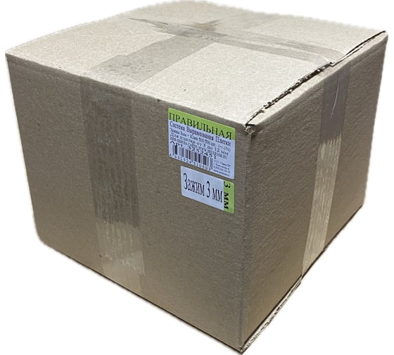 Изображение товара Картонный короб ПСВП Зажим 3 мм + Клин (500/500 шт.) 3252451