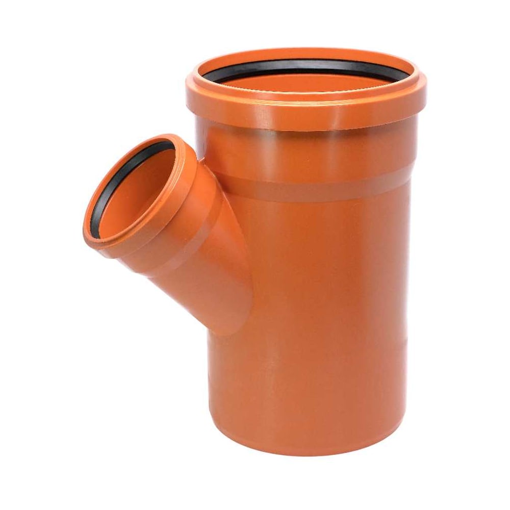 Изображение товара Двухраструбный тройник Ostendorf 45 градусов для наружной канализации 200х110 мм