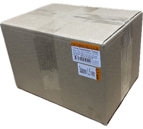 Изображение товара Картонный короб ПСВП Зажим 1,5 мм + Клин (250/250 шт.) 3252425