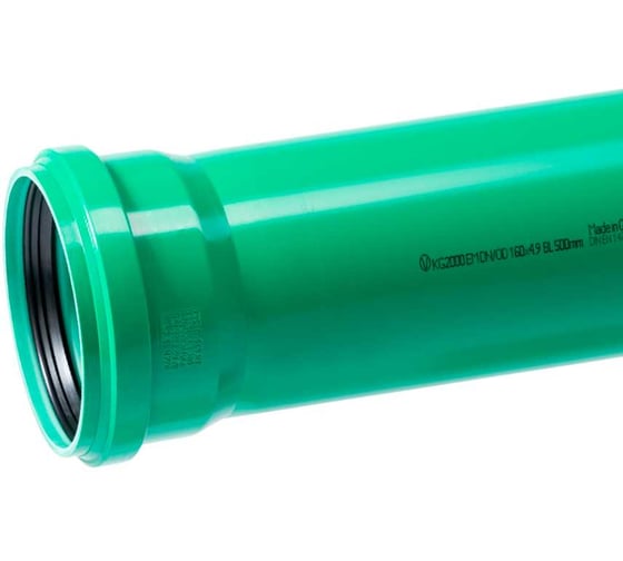 Изображение товара Труба ливневой канализации Ostendorf 160х1000 мм 770540