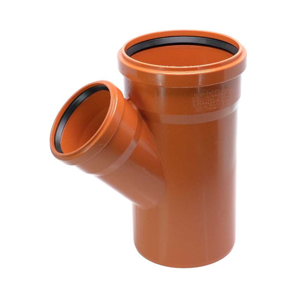 Изображение товара Двухраструбный тройник Ostendorf для наружной канализации 160х110 мм