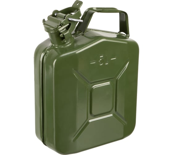 Изображение товара Канистра для топлива, металлическая, толщина стенок 0.8 мм, 5 литров Без бренда 53140