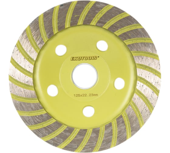Изображение товара Чашка алмазная по бетону 125 мм Turbo EKOTOOLS 2200302