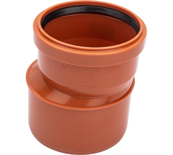 Изображение товара Редукция наружной канализации Ostendorf ПВХ 125х110 мм 221700