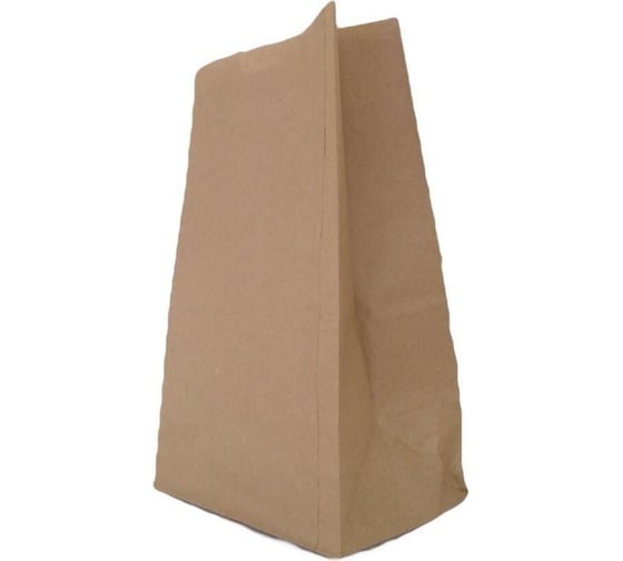 Изображение товара Бумажный пакет ООО Комус 220x120x290 мм, 50 гр/м2, прямоугольное дно, крафт, экон, 50 гр/м2, 1000 шт. 1663048