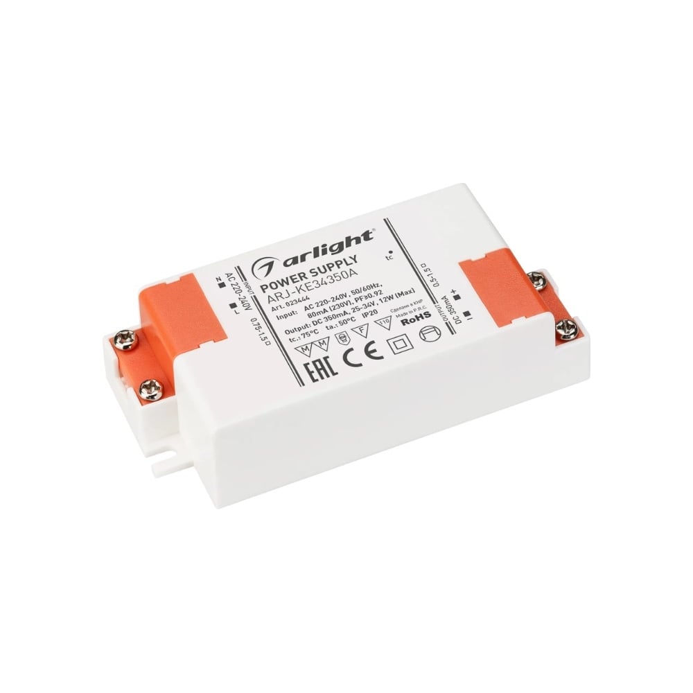 Изображение товара Блок питания Arlight для светодиодных ламп и светильников 12 Вт