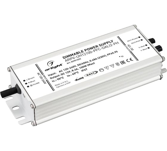 Изображение товара Блок питания Arlight ARPV-UH12100-PFC-DALI2-PH 1шт 029513(2)