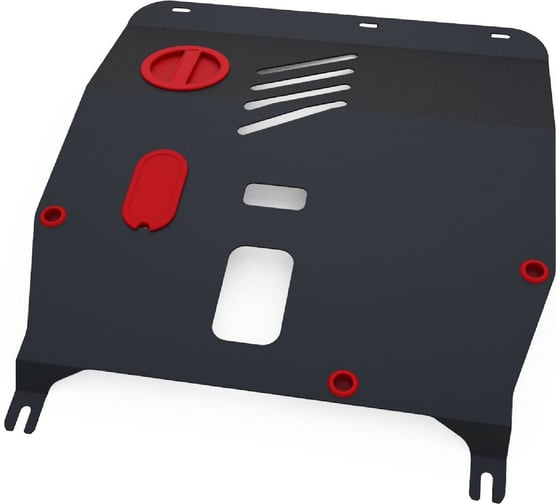 Изображение товара Защита картера и КПП АвтоБРОНЯ для Fiat 500 2009-н.в., сталь 2 мм, без крепежа, 1.01706.1