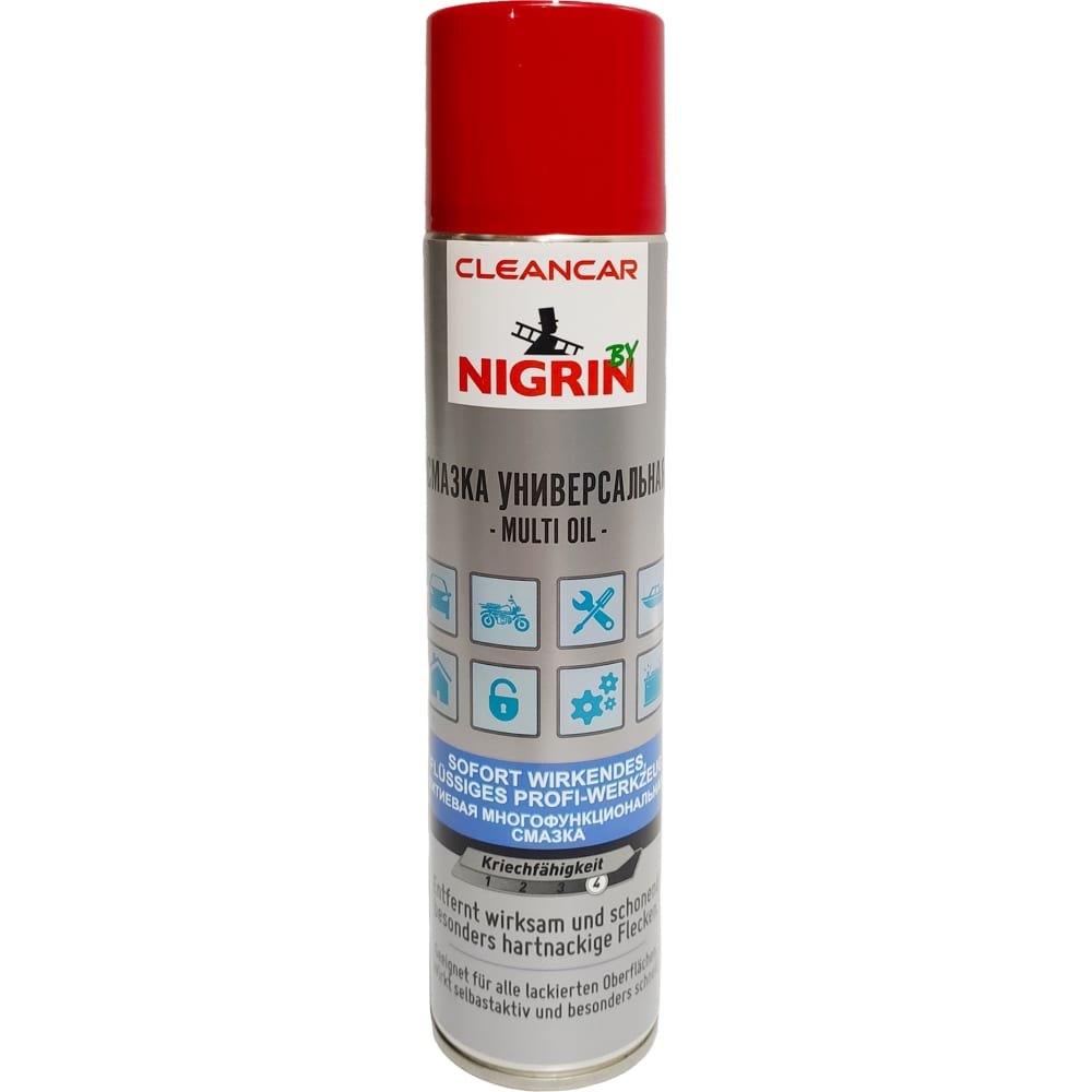 Многофункциональная смазка NIGRIN пятновыводитель nigrin 300 мл