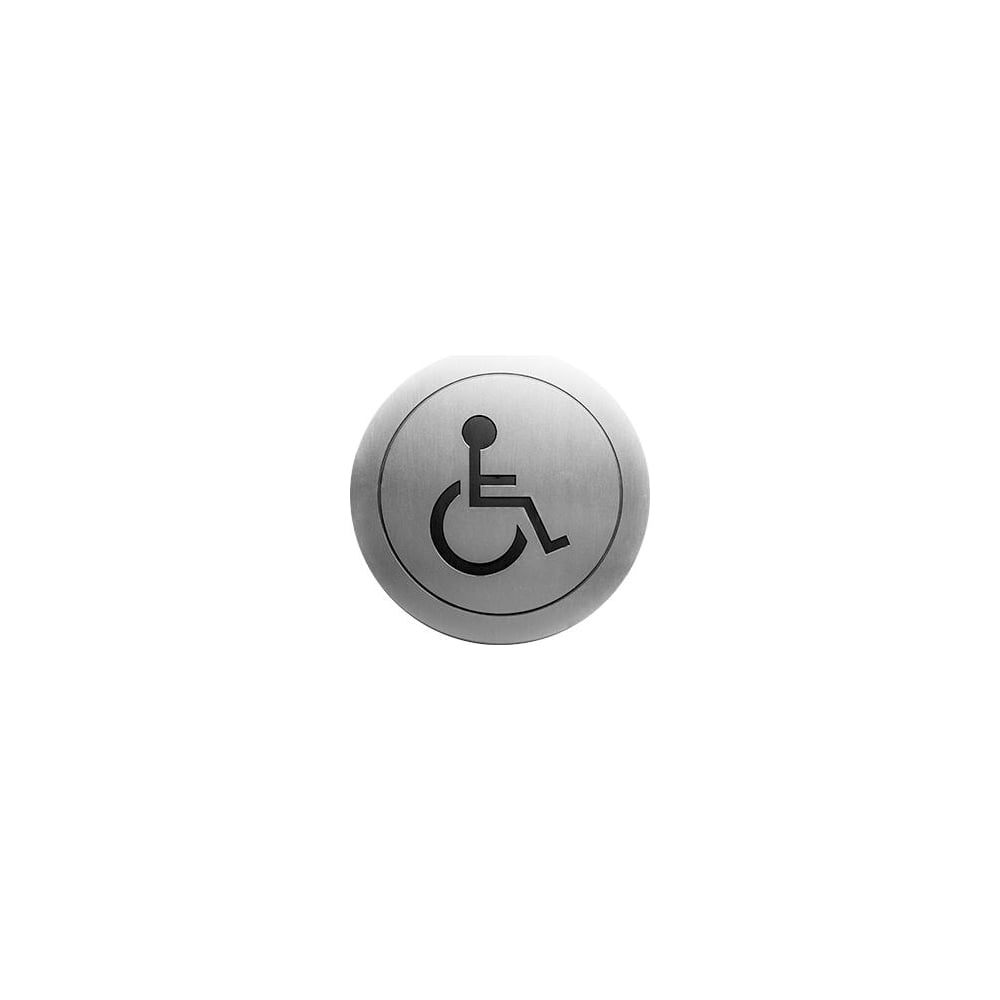 Табличка-указатель на дверь санузла для инвалидов Nofer табличка туалет для инвалидов merida