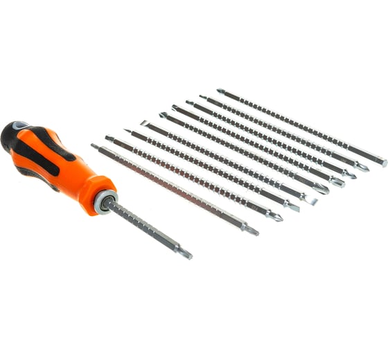 Изображение товара Набор отверток PH, PZ, SL, T, H с регулируемой длиной стержня в сумке Автоdело 11 предметов 30730 15166