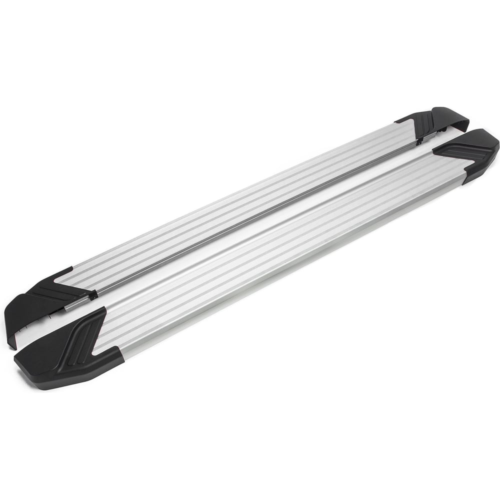 Изображение товара Пороги "Silver" Rival для Nissan Qashqai I 2006-2014/X-Trail T31 2007-2015, 173 см, 2 шт., алюминий, F173AL.4104.5