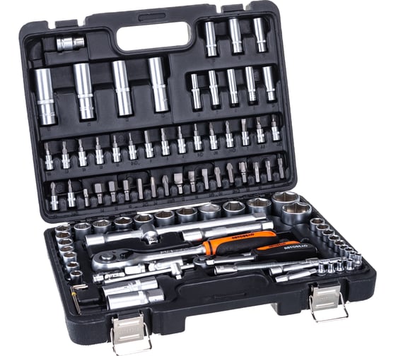 Изображение товара Набор торцевых головок и вставок АвтоDело 1/2" 1/4" DR 94 предмета 39894 10902