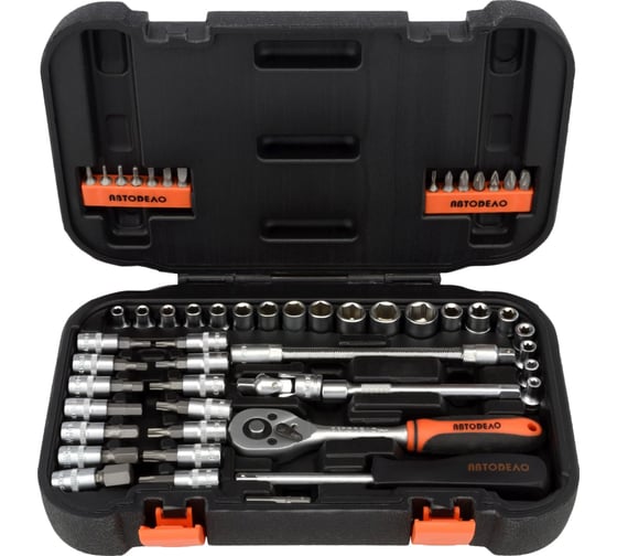 Изображение товара Набор торцевых головок АвтоDело 1/4" DR 53 предмета 39922 16085