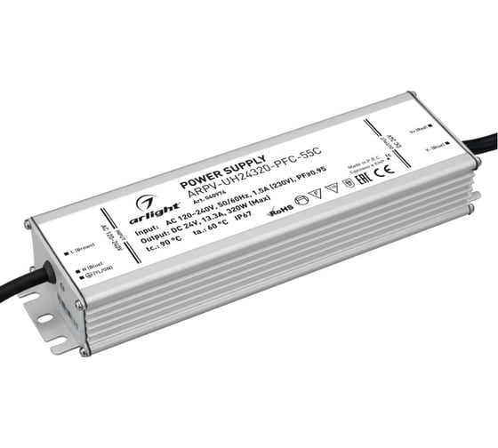 Изображение товара Блок питания Arlight ARPV-UH24320-PFC-55C 1шт 040976