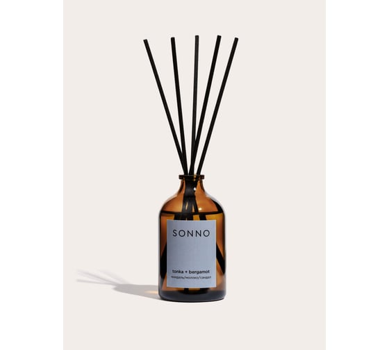 Изображение товара Ароматический диффузор SONNO Tonka + Bergamot 100 мл 4610051407596