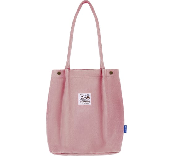Изображение товара Сумка-шоппер BRAUBERG moments, вельвет, 35x30 см, розовый 271907
