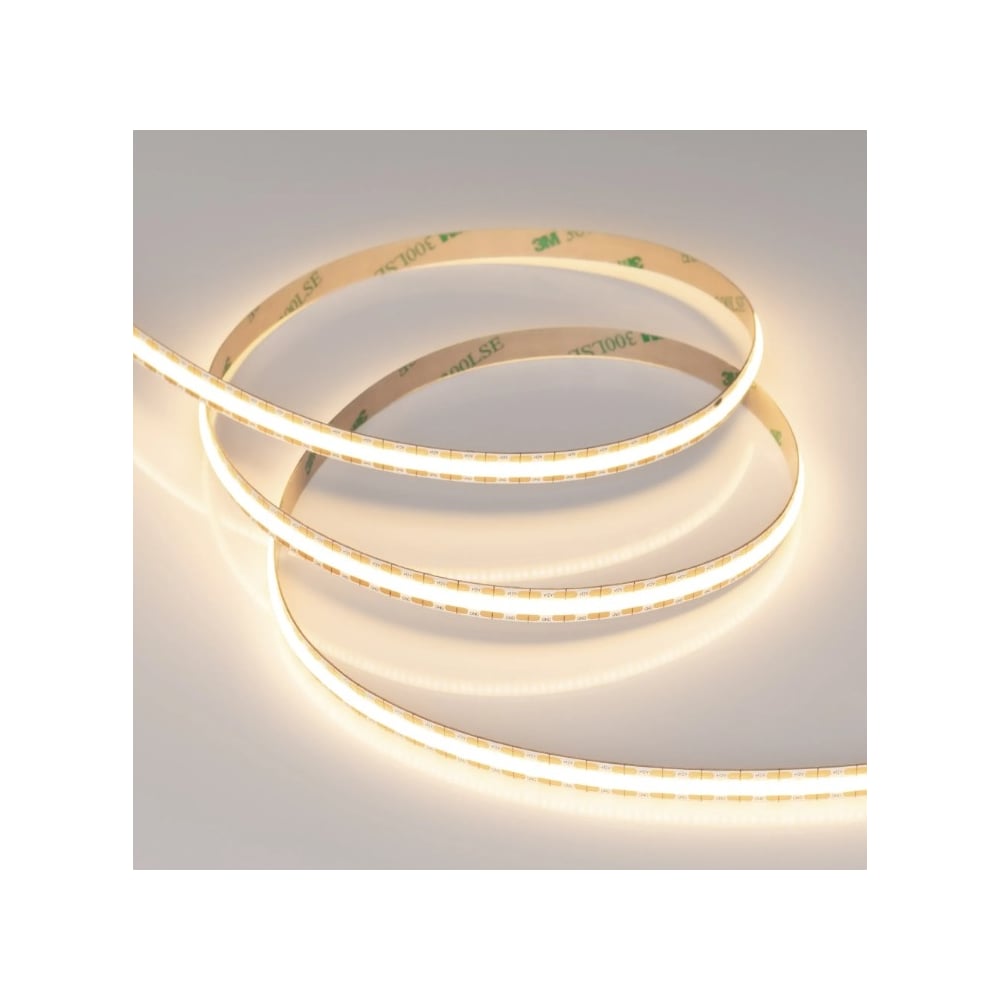 Изображение товара Светодиодная лента Arlight COB-X528-8mm 12V Warm3000 5м, тепло-белый цвет