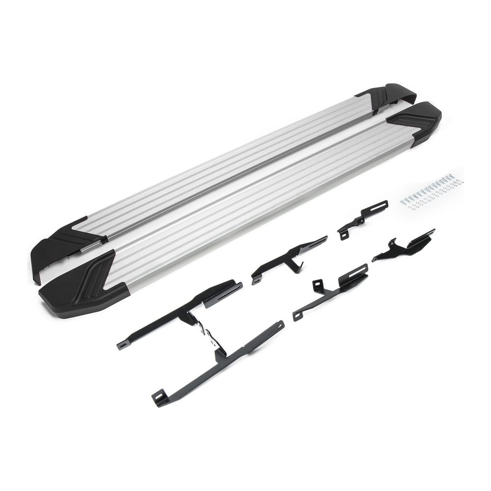 Изображение товара Пороги Silver Rival для Suzuki Grand Vitara III 2005-2015 алюминий 2 шт