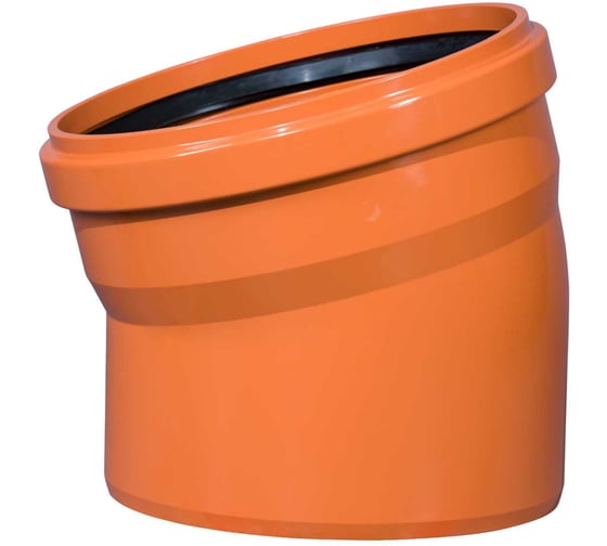 Изображение товара Отвод Ostendorf наружной канализации 400 мм, 15 градусов 226200