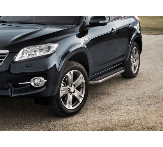 Изображение товара Пороги "Premium" Rival для Toyota RAV4 XA30 2005-2013, 160 см, 2 шт., алюминий, A160ALP.5702.1