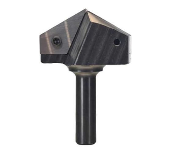 Изображение товара Фреза V-образная 120 градусов (50.8 мм, 90 мм, хвостовик 12 мм) со сменными ножами ROTIS 1461201412