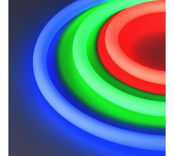 Изображение товара Герметичная лента Arlight MOONLIGHT-TOP-G280-D18mm 24V RGB 360deg 5м 038762