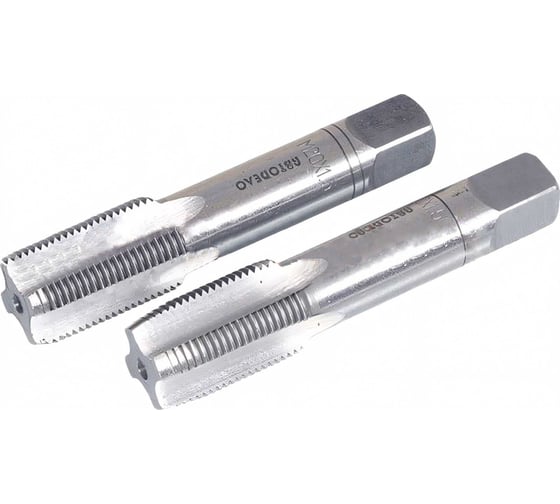 Изображение товара Ручной метчик АвтоDело М10х1.75 мм набор 2 шт, пластмассовый футляр 40795 14561