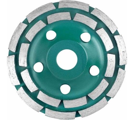 Изображение товара Алмазный шлифовальный диск чашка Light двухрядная, 125x5.0x8.0x22.2 мм Greatflex 55-780