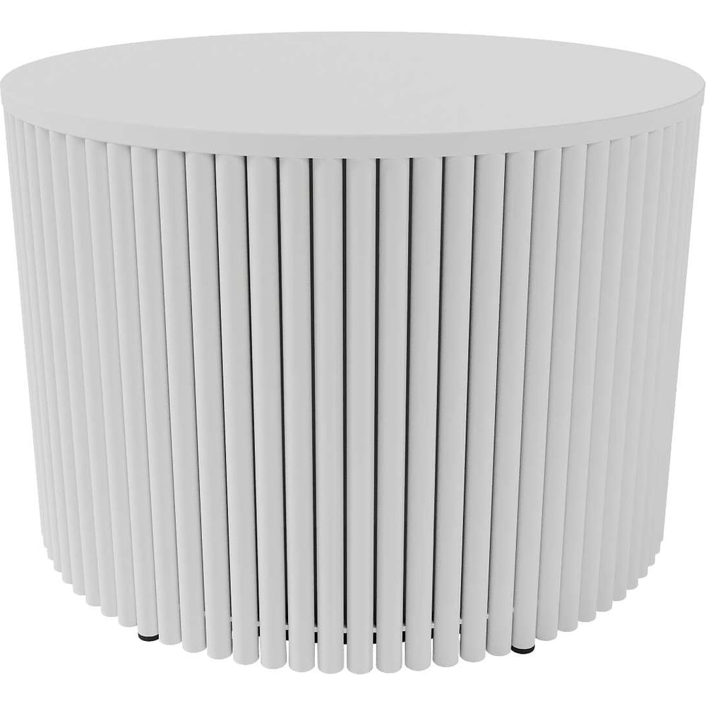 Изображение товара Журнальный стол GENGLASS круглый с металлическим подстольем 600x600 мм TRUBIS Wood