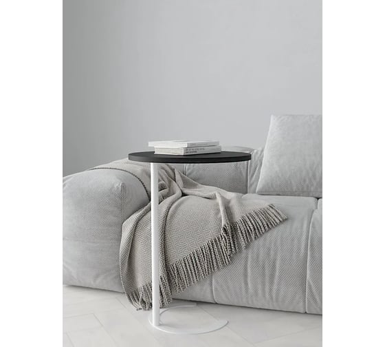 Изображение товара Журнальный столик GENGLASS металлический приставной HORSIX WOOD GGT-14-3-2-S