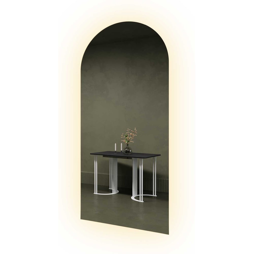 Изображение товара Безрамное зеркало GENGLASS ARKIS NF LED L с подсветкой и арочной формой