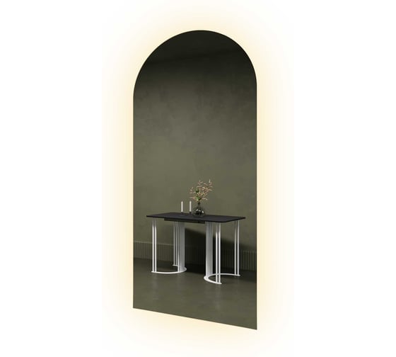 Изображение товара Безрамное зеркало GENGLASS ARKIS NF LED L, контурная нейтральная подсветка с проводом GGL-06-L-4000-1