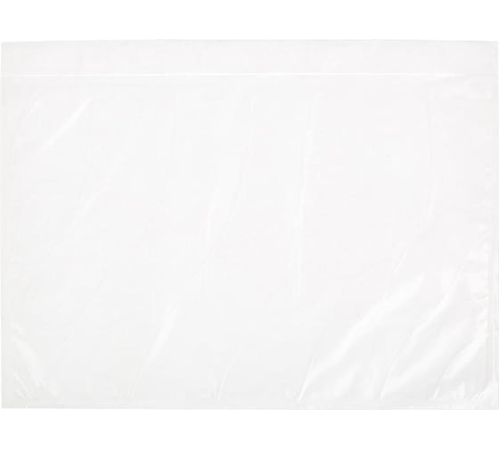Изображение товара Пакет для сопроводительных документов ООО Комус прозрачный, п/э, 240x165 мм, стрип docufix, 1000 шт. 924875