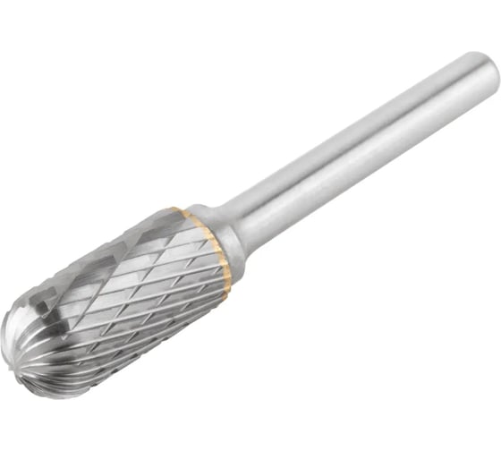 Изображение товара Шарошка карбидная 12x25x70 мм, штифт 6 мм, тип "С", цилиндрическая закругленная FIT 36610