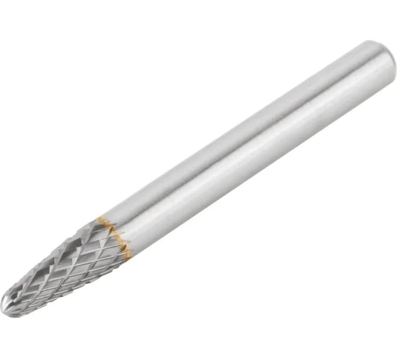 Изображение товара Шарошка карбидная 6x16x61 мм, штифт 6 мм, тип "L", коническая закругленная FIT 36627