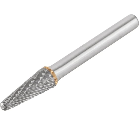 Изображение товара Шарошка карбидная 8x22x67 мм, штифт 6 мм, тип "L", коническая закругленная FIT 36628