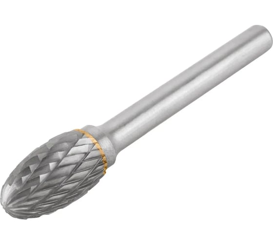 Изображение товара Шарошка карбидная 12x20x65 мм, штифт 6 мм, тип "E", овальная FIT 36616