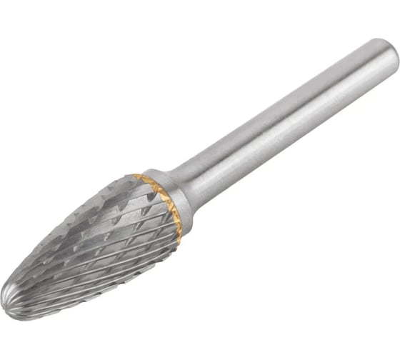 Изображение товара Шарошка карбидная 12x25x70 мм, штифт 6 мм, тип "F", параболическая FIT 36619