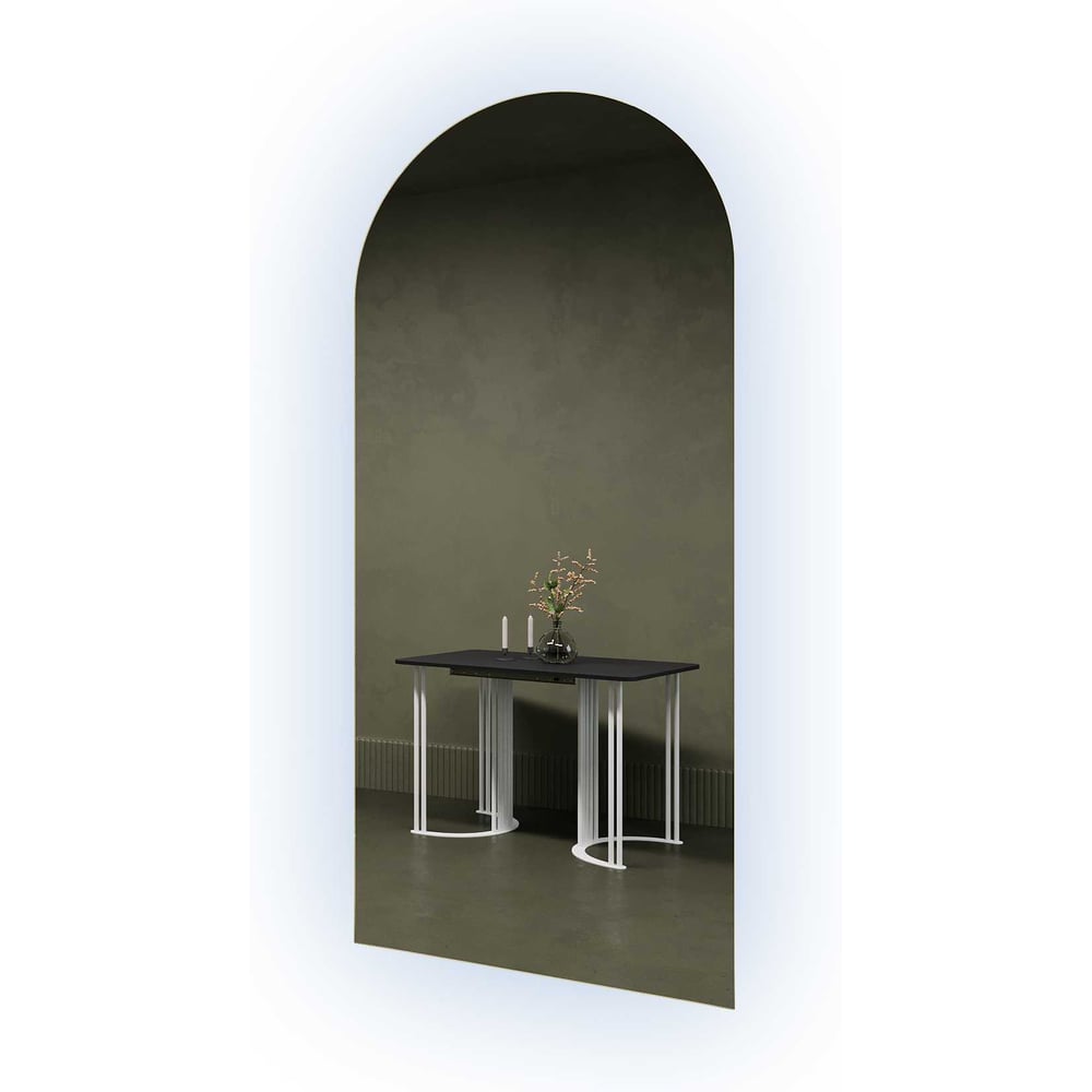 Изображение товара Безрамное зеркало GENGLASS ARKIS NF LED L с контурной подсветкой и арочной формой