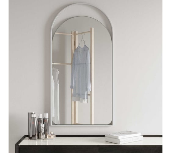 Изображение товара Зеркало в раме GENGLASS ARKELO White GGM-04-3