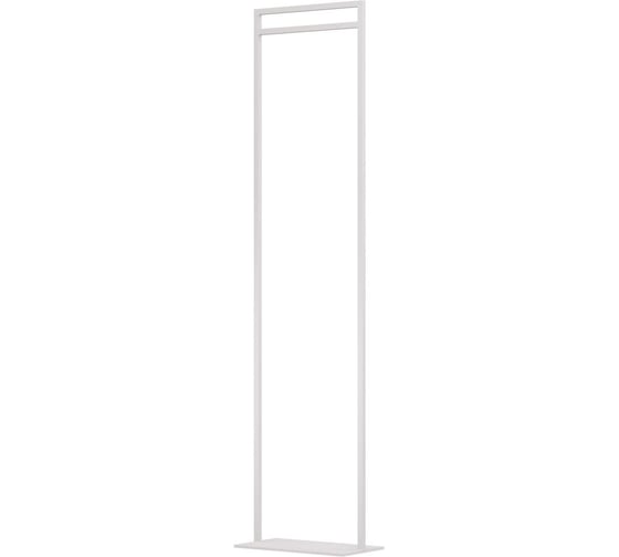 Изображение товара Напольная вешалка для одежды GENGLASS ZILOSI White металлическая, гардеробная стойка 185x45 см GGR-11-3