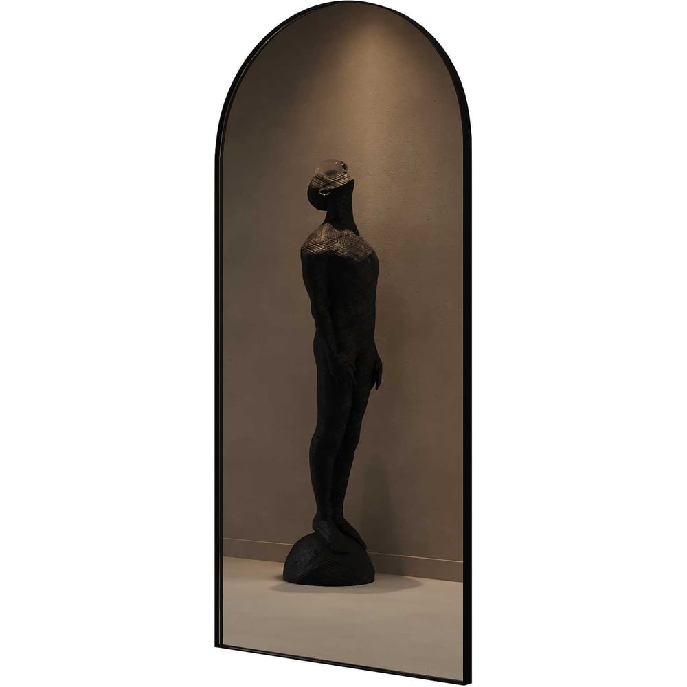 Изображение товара Зеркало в раме GENGLASS ARKIS Black GGM-24-2 черное настенное