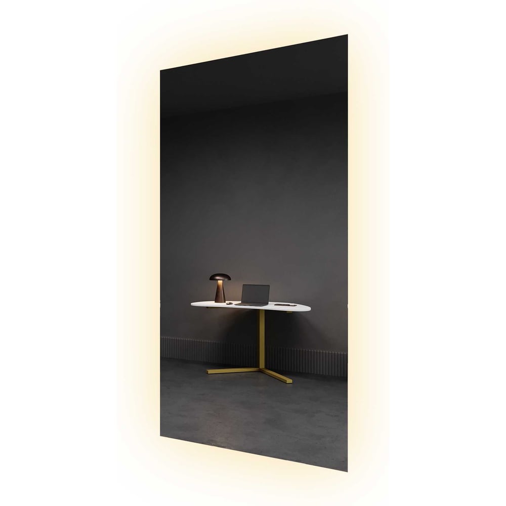 Изображение товара Безрамное прямоугольное зеркало GENGLASS HALFEO NF LED XL с подсветкой