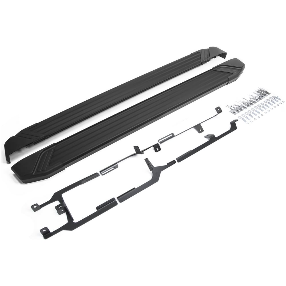 Изображение товара Алюминиевые пороги Rival Black для Volkswagen Touareg II 2010-2018, 2 шт.