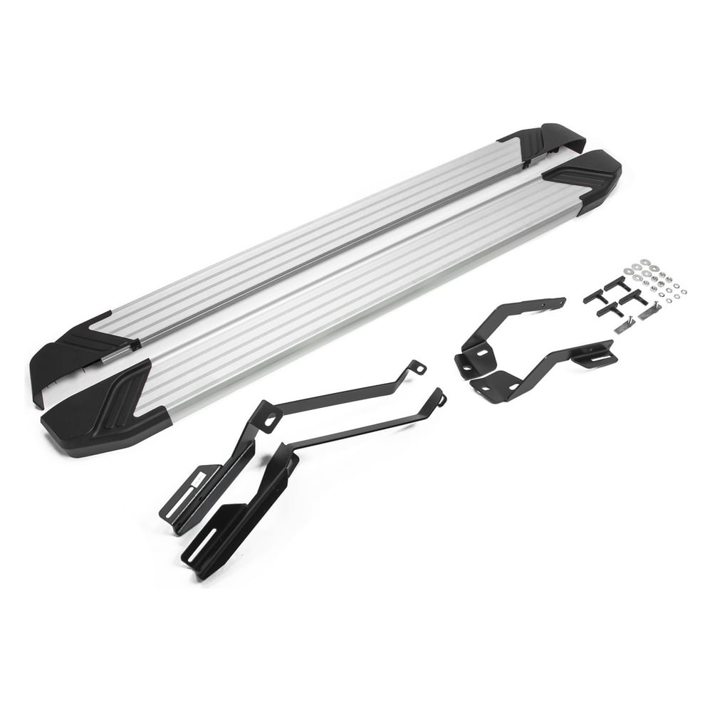 Изображение товара Пороги "Silver" Rival для Ford Explorer V 2010-2019, 193 см, 2 шт., алюминий, F193AL.1802.1