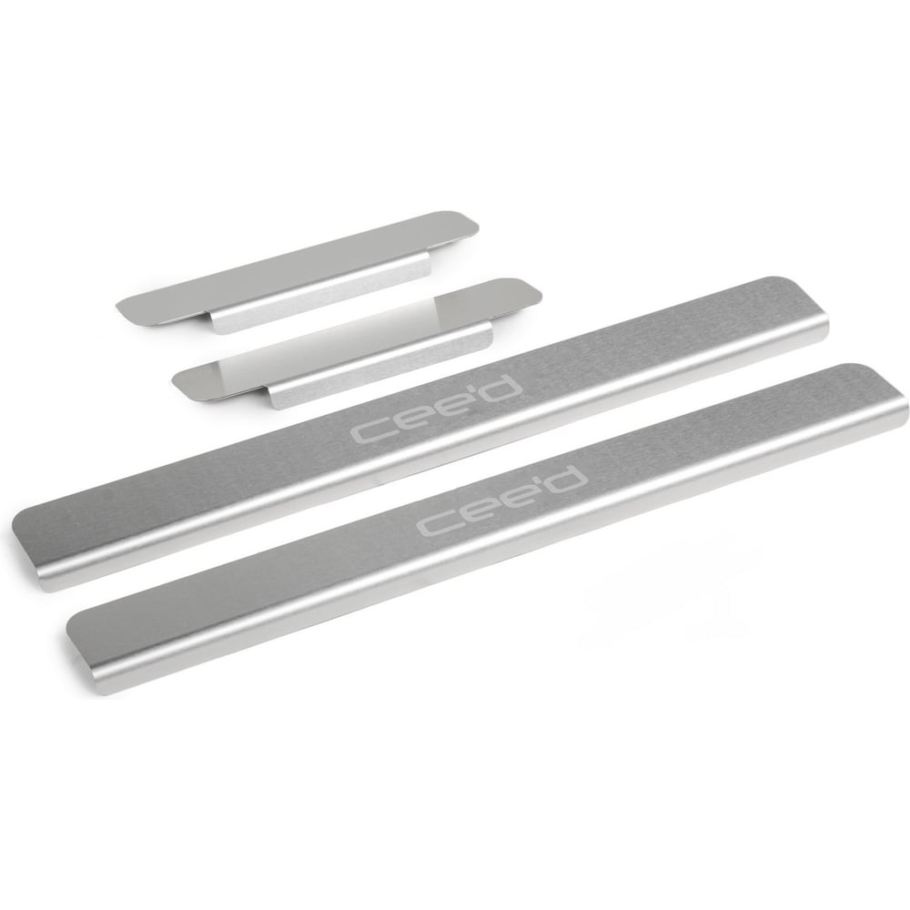 Изображение товара Накладки на пороги Rival Kia Ceed III хэтчбек, универсал 2018, 4 шт., NP.2813.3